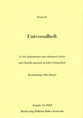 Universalheft - PARTICELL in C