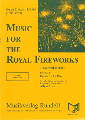Music for the Royal Fireworks TEIL 2 <br /> Feuerwerksmusik - LAGERABVERKAUF
