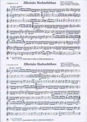 Zillertaler Hochzeitsblues - LAGERABVERKAUF