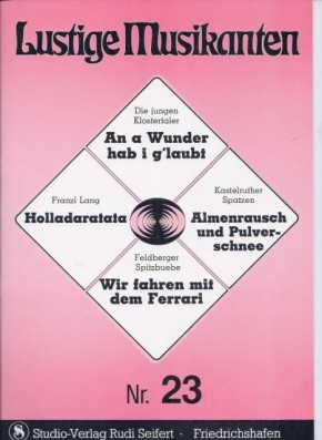 Lustige Musikanten <br /> HEFT Nr. 23 - AKKORDEON <br /> LAGERABVERKAUF