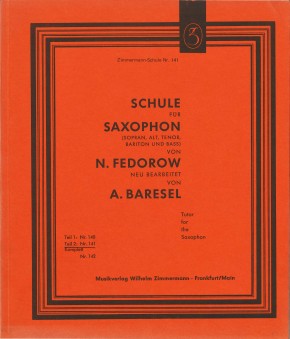 Schule für Saxophon - TEIL 2